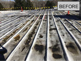 Applied Tech West Denver commercial roof restoration before