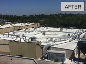 Applied Tech West  applied roof coating after
