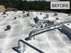 Applied Tech West  applied roof coating before2