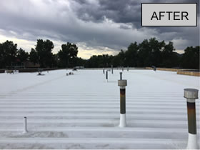 Applied Tech West denver roof restoration after