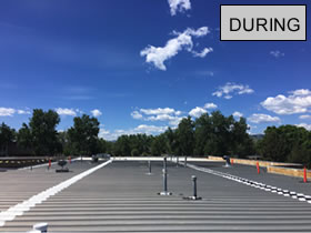 Applied Tech West denver roof restoration during