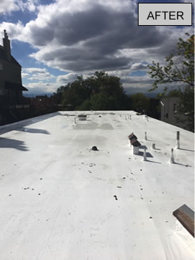 Applied Tech West leaky roof after repair