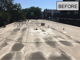 Applied Tech West leaky roof before1