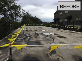 Applied Tech West leaky roof before2