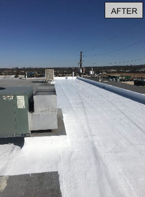Applied Tech West commercial roof repair after