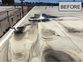 Applied Tech West silicone roof before repair2