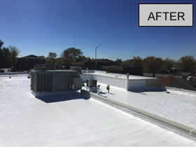 bubbled surface repaired restored